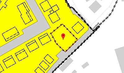 Kaart ligging Bruggensestraat 16A Rosmalen