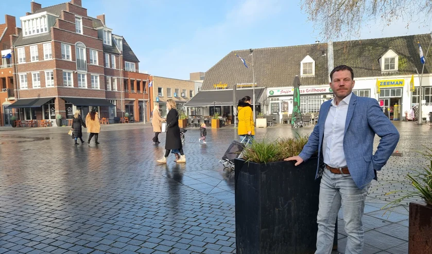 Foto van Jochem Huibers op de Driesprong in het centrum van Rosmalen